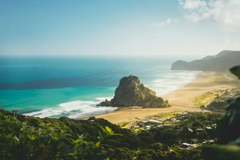 Overlooking island