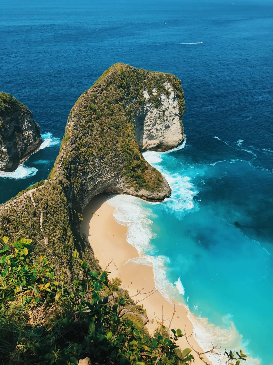 Cliffs and sea in Bali