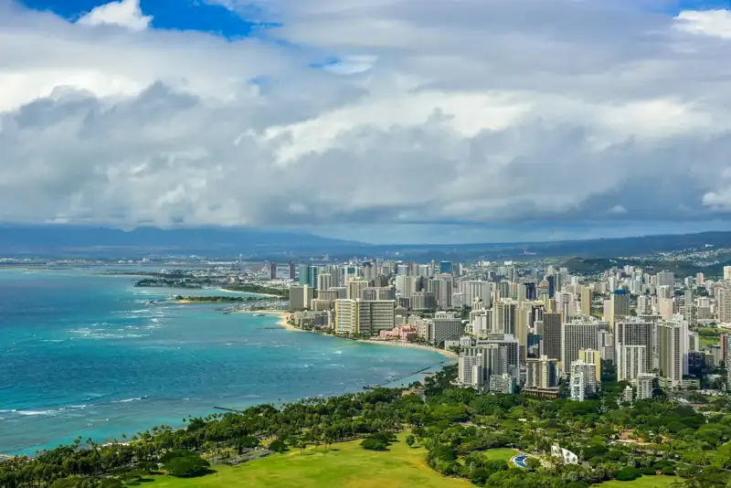 Aerial photography of buildings during daytime