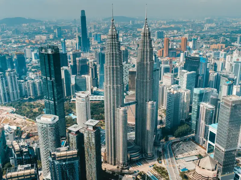 Aerial view of city buildings during daytime