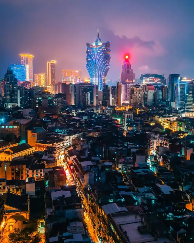 Aerial photography of cityscape during nighttime