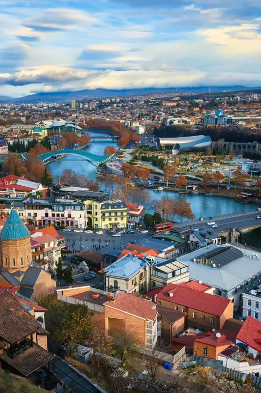 Aerial view of city buildings during daytime